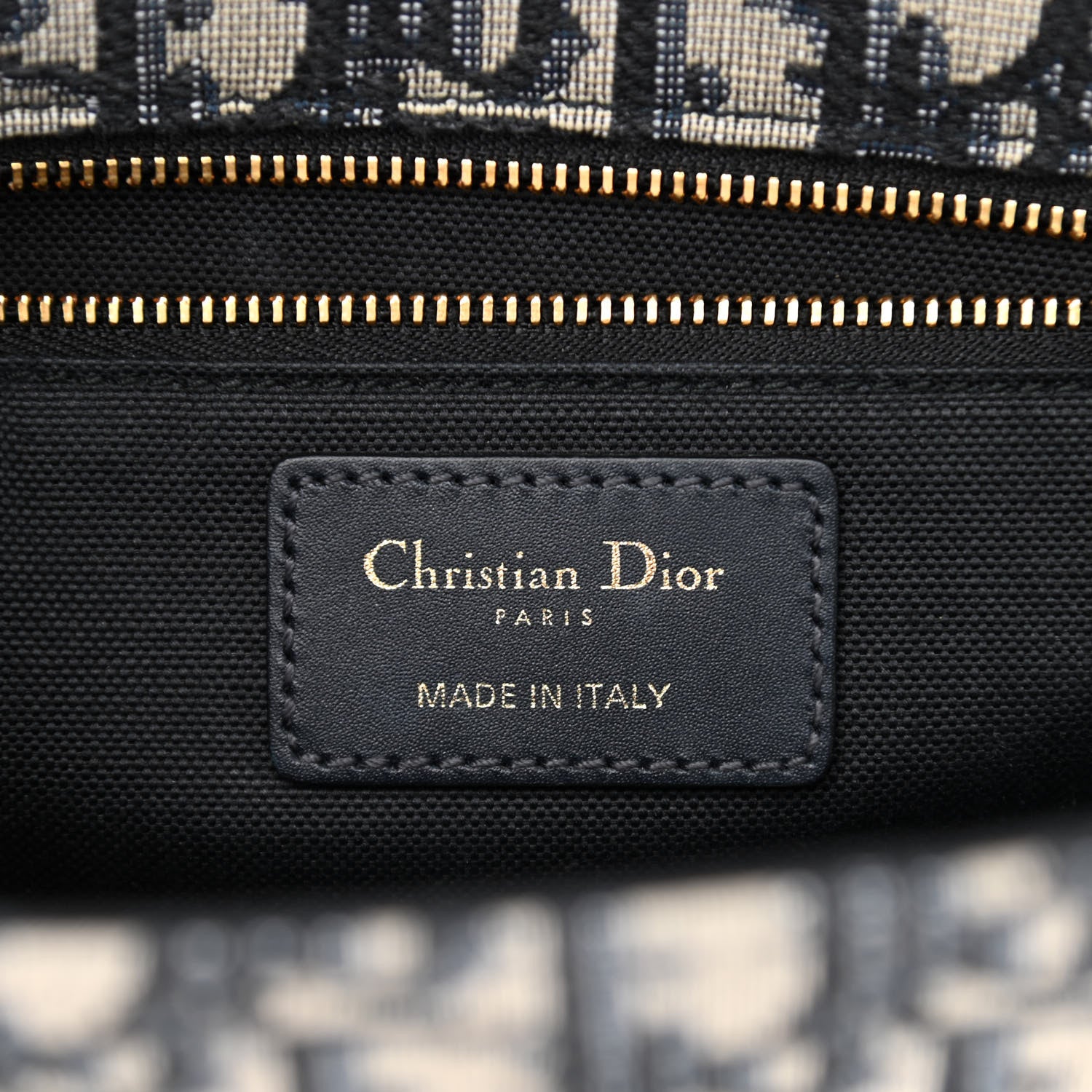 Christian Dior Oblique 30 Montaigne Flap Bag Blue 6 of 8