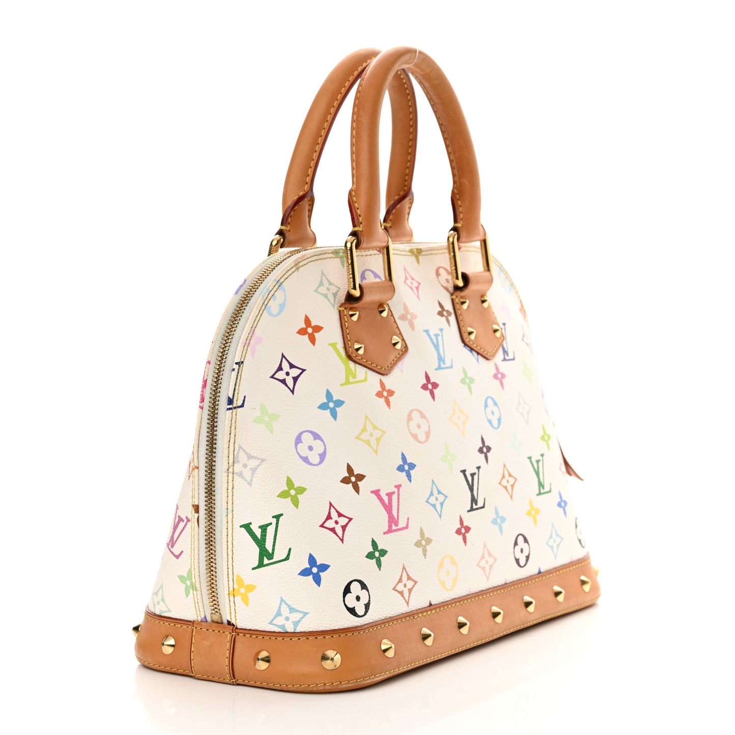 Monogram Multicolor Alma PM White
