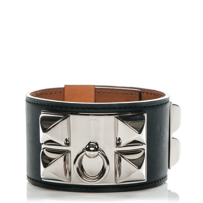 Hermes Sombrero Collier De Chien CDC Bracelet Bleu Obscur 1 of 7