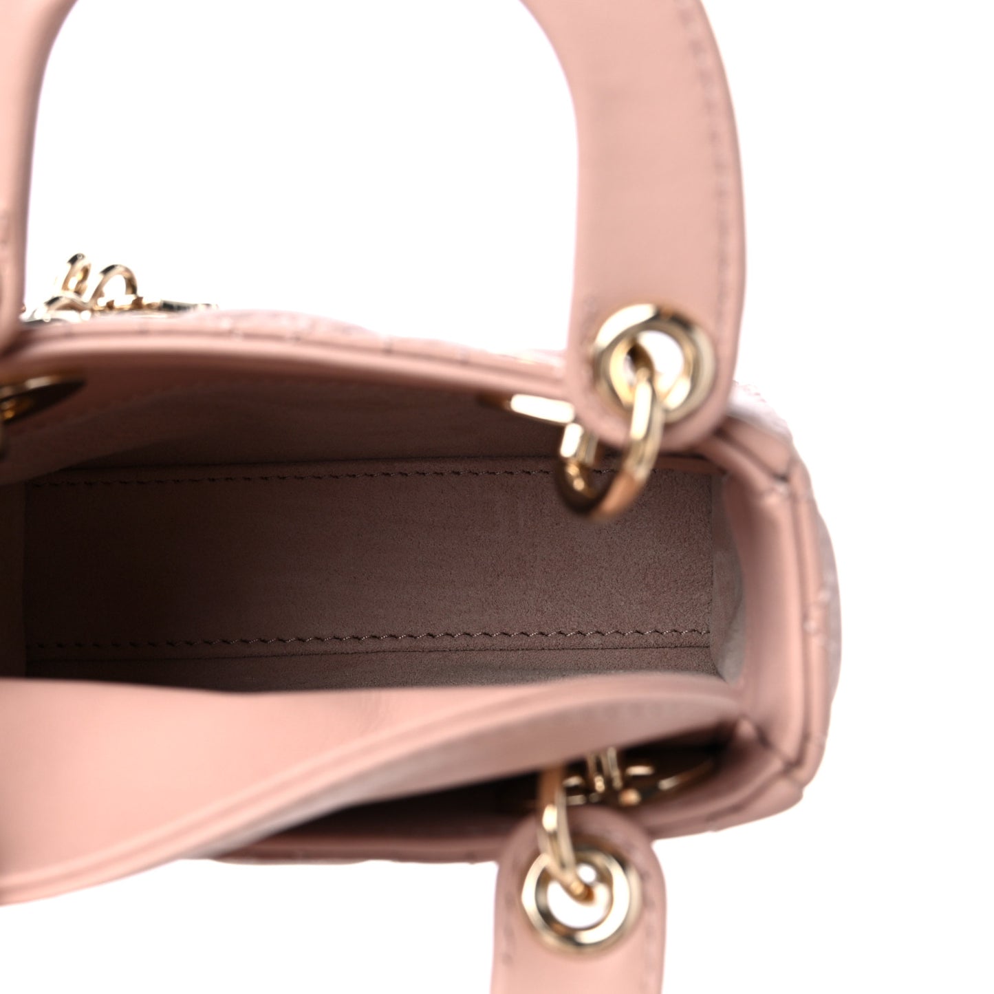Lambskin Cannage Micro DiorAmour Lady Dior Pink