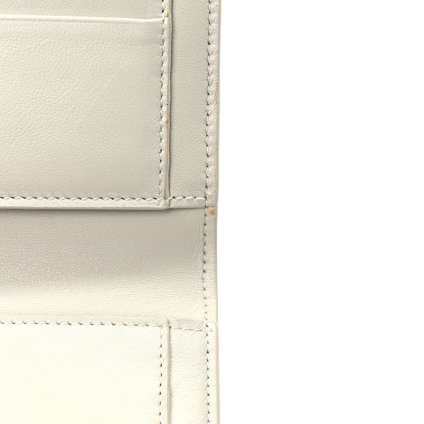Smooth Shiny Calfskin Monogram Uptown Wallet Crema Soft