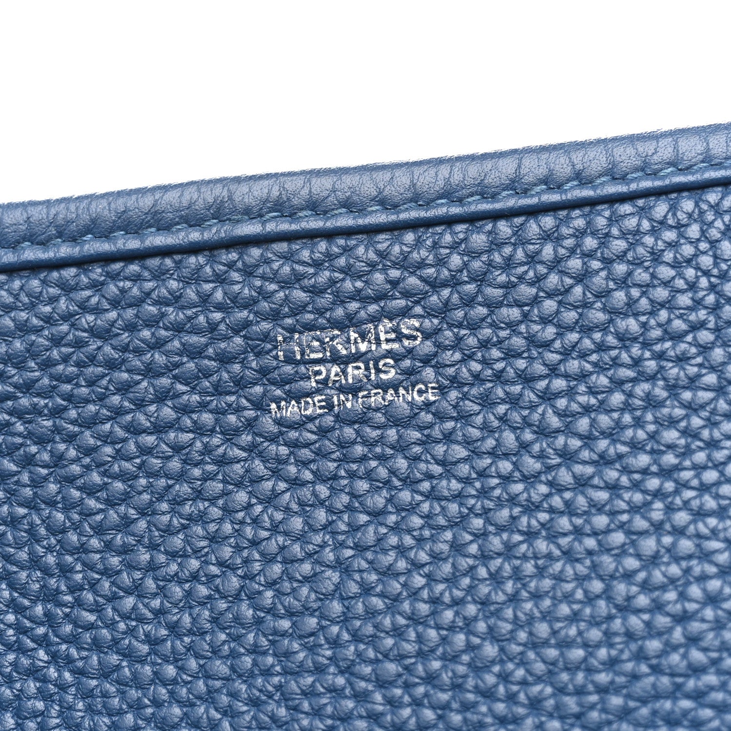 Hermes Taurillon Clemence Evelyne III TGM Bleu Obscur 6 of 10
