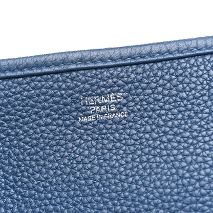 Hermes Taurillon Clemence Evelyne III TGM Bleu Obscur 6 of 10