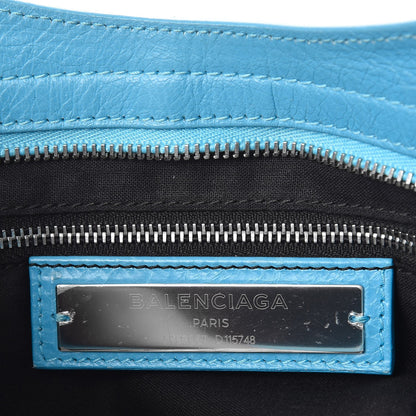 Balenciaga Agneau Classic Silver Hardware City Bleu Azur Clair 7 of 8