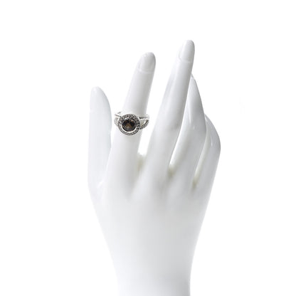 David Yurman Sterling Silver Diamond Smoky Quartz 8mm Petite Cerise Ring 53 6.25 2 of 4