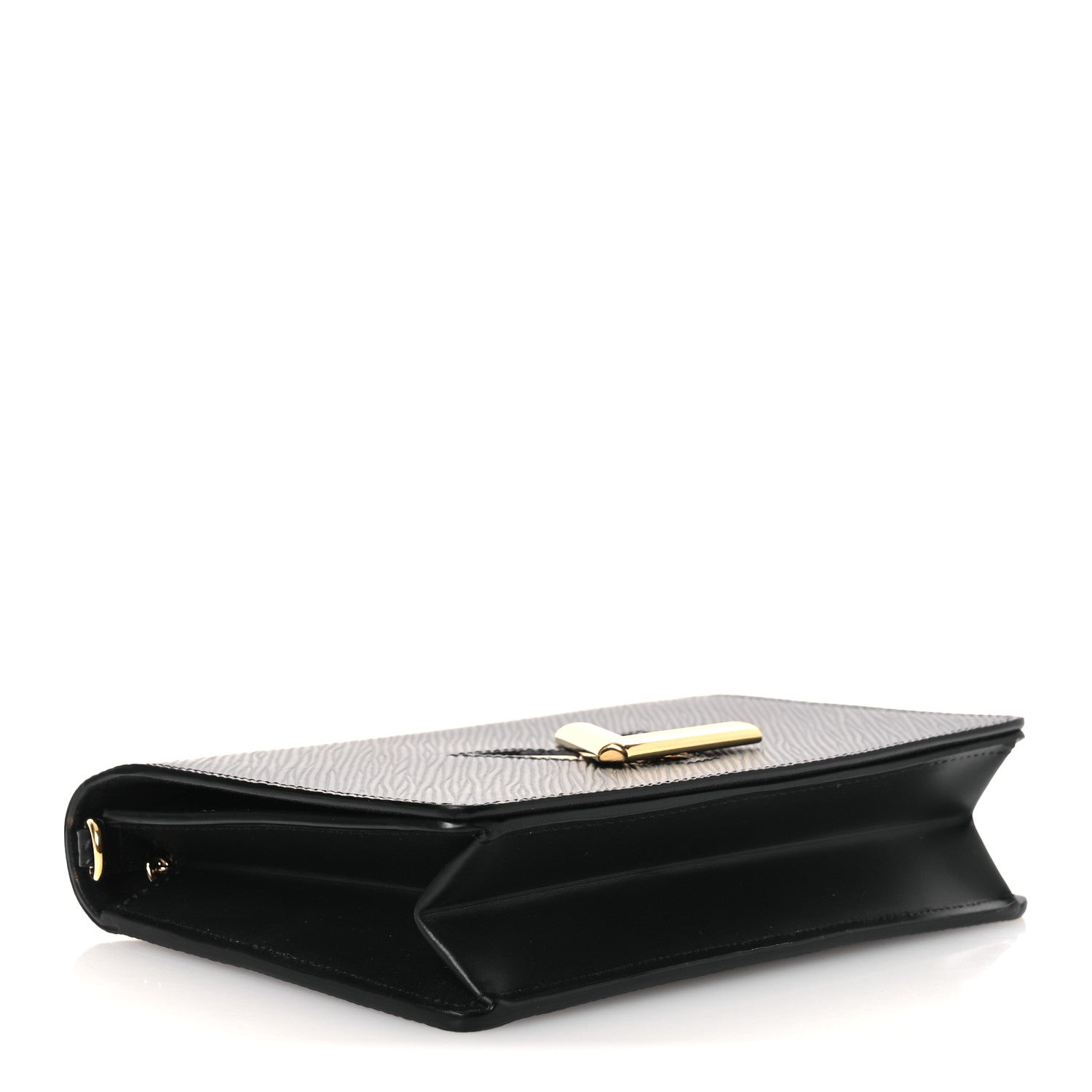 Louis Vuitton Epi Twist Belt Chain Wallet Black 4 of 11