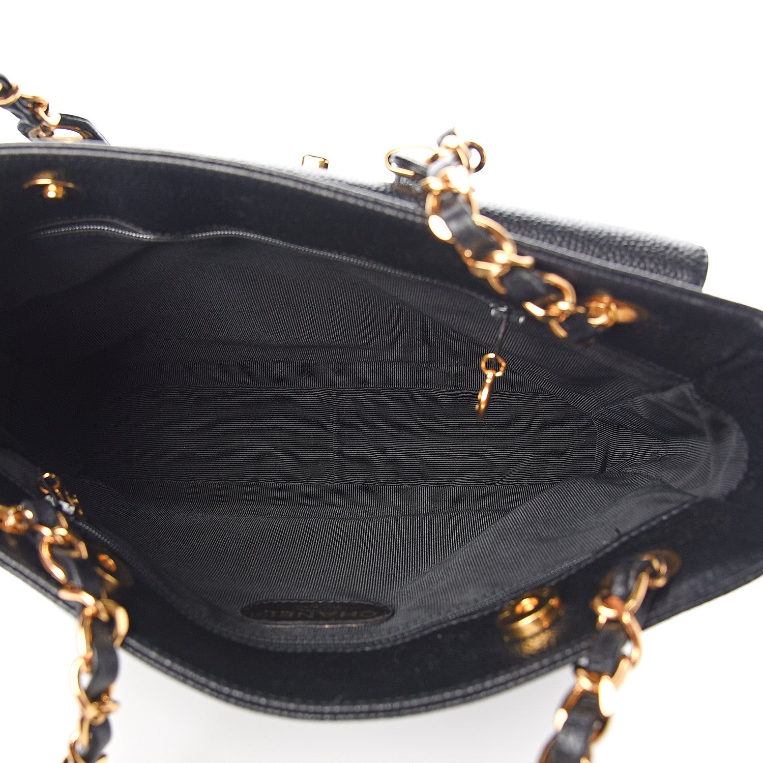 Chanel Caviar Flap Shoulder Bag Black 4 of 9