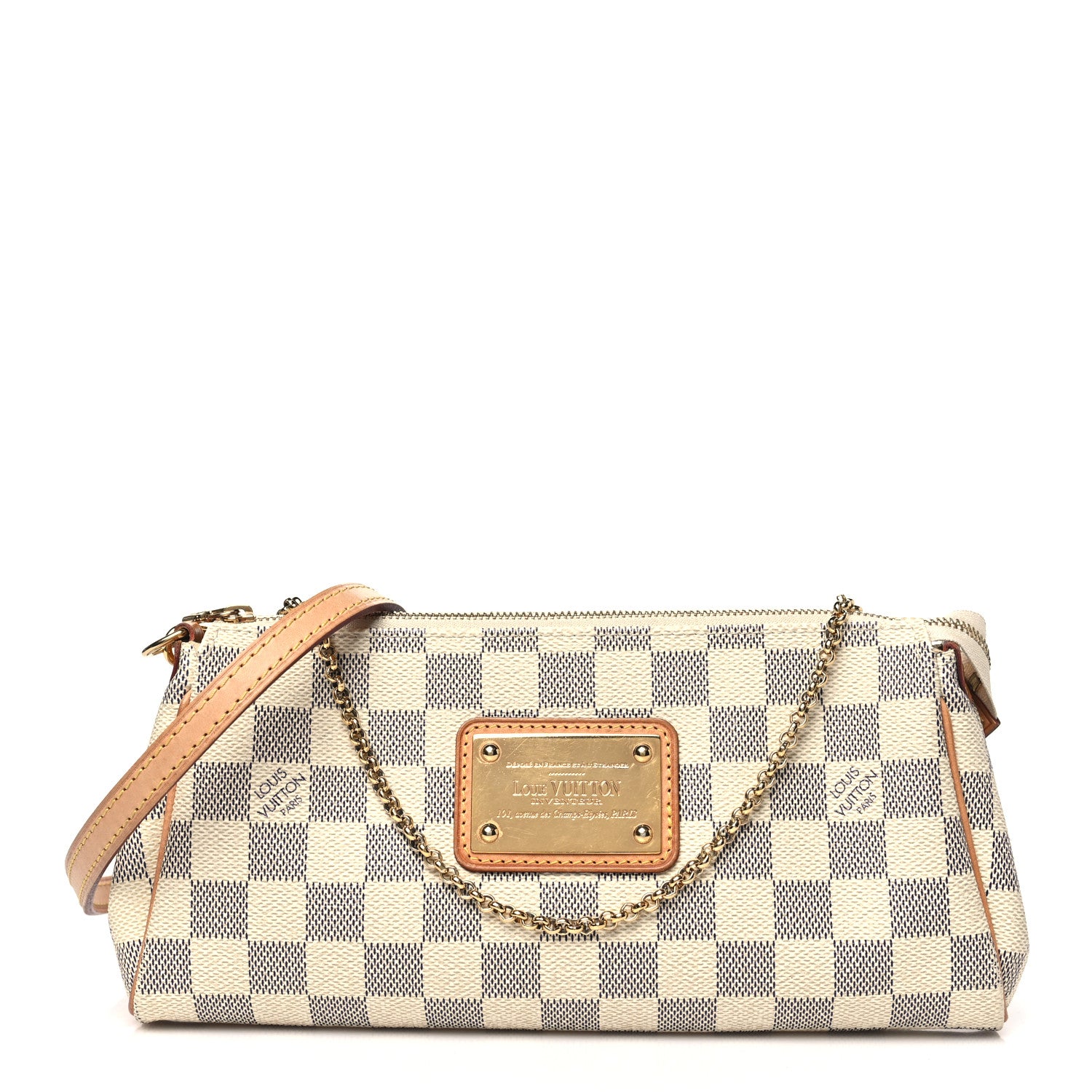 Louis Vuitton Damier Azur Eva Clutch 1 of 9