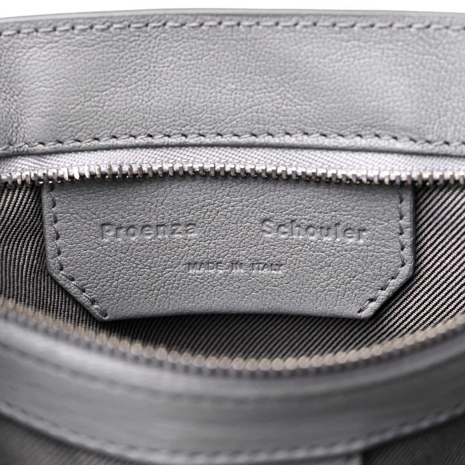 Proenza Schouler Lambskin Medium PS1 Satchel Concrete Grey 6 of 16