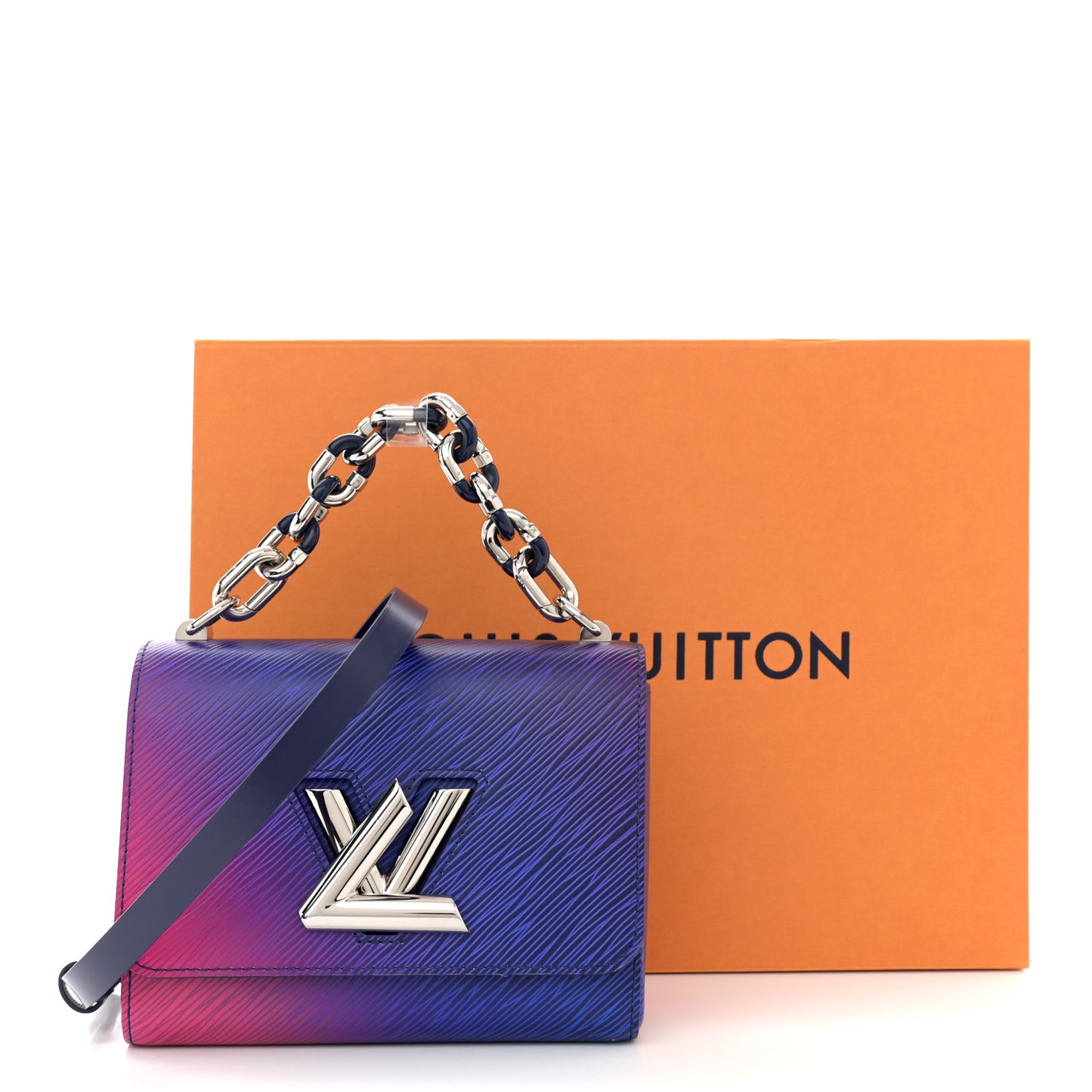 Epi Twist Shoulder Bag PM Gradient Purple