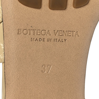 Bottega Veneta Shiny Light Nappa BV Point Ballet Flats 37 Butter 7 of 7