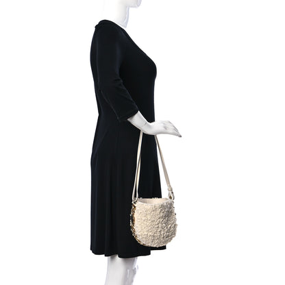 Stella McCartney Eco Alter Nappa Eco Shearling Clutch Natural 2 of 12