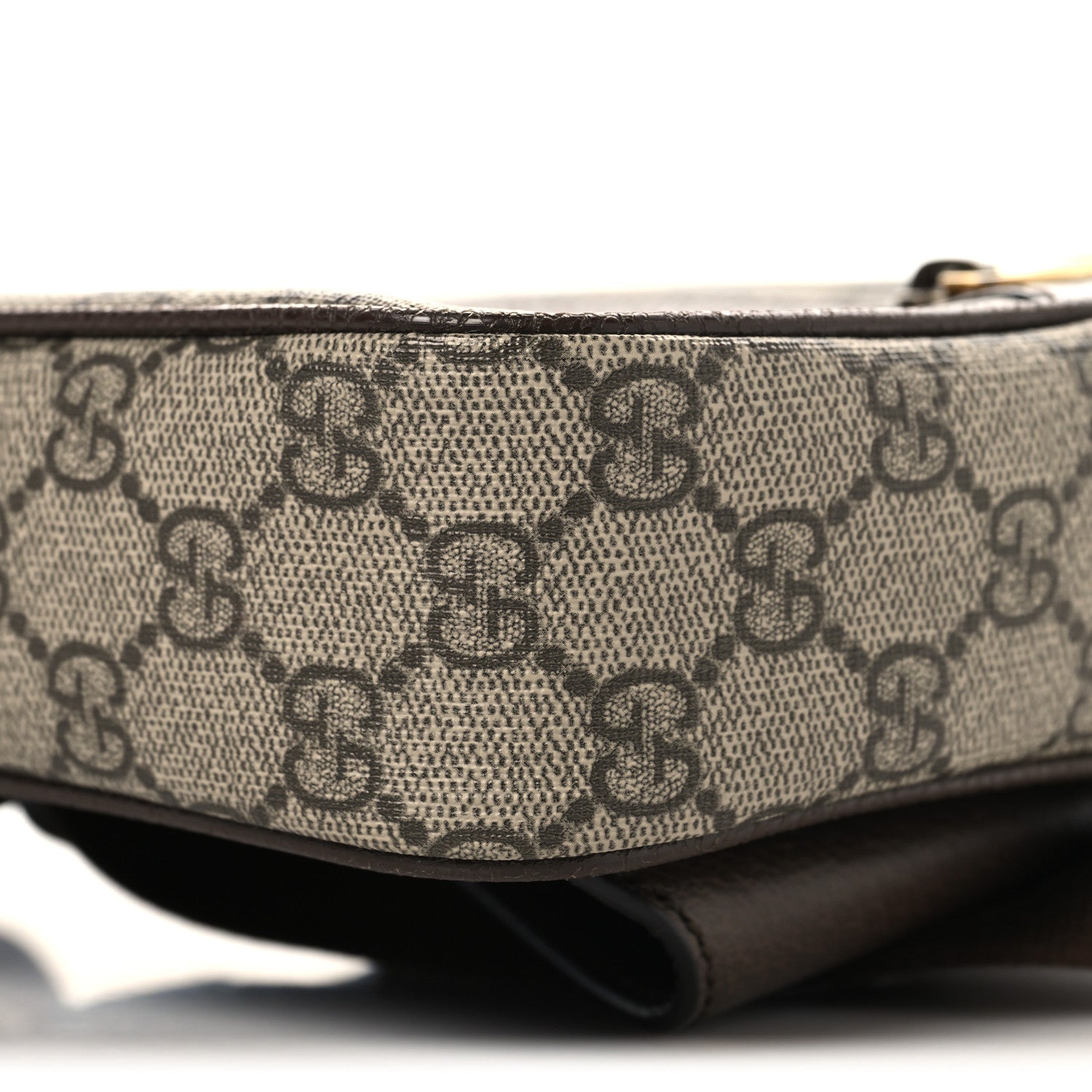 Gucci Soft GG Supreme Monogram Medium Ophidia Belt Bag Dark Brown 10 of 10
