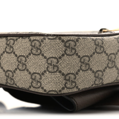 Gucci Soft GG Supreme Monogram Medium Ophidia Belt Bag Dark Brown 10 of 10