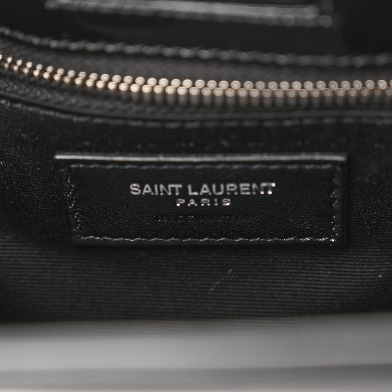 Saint Laurent Patent Calfskin Suzanne Shopping Tote Black 7 of 11