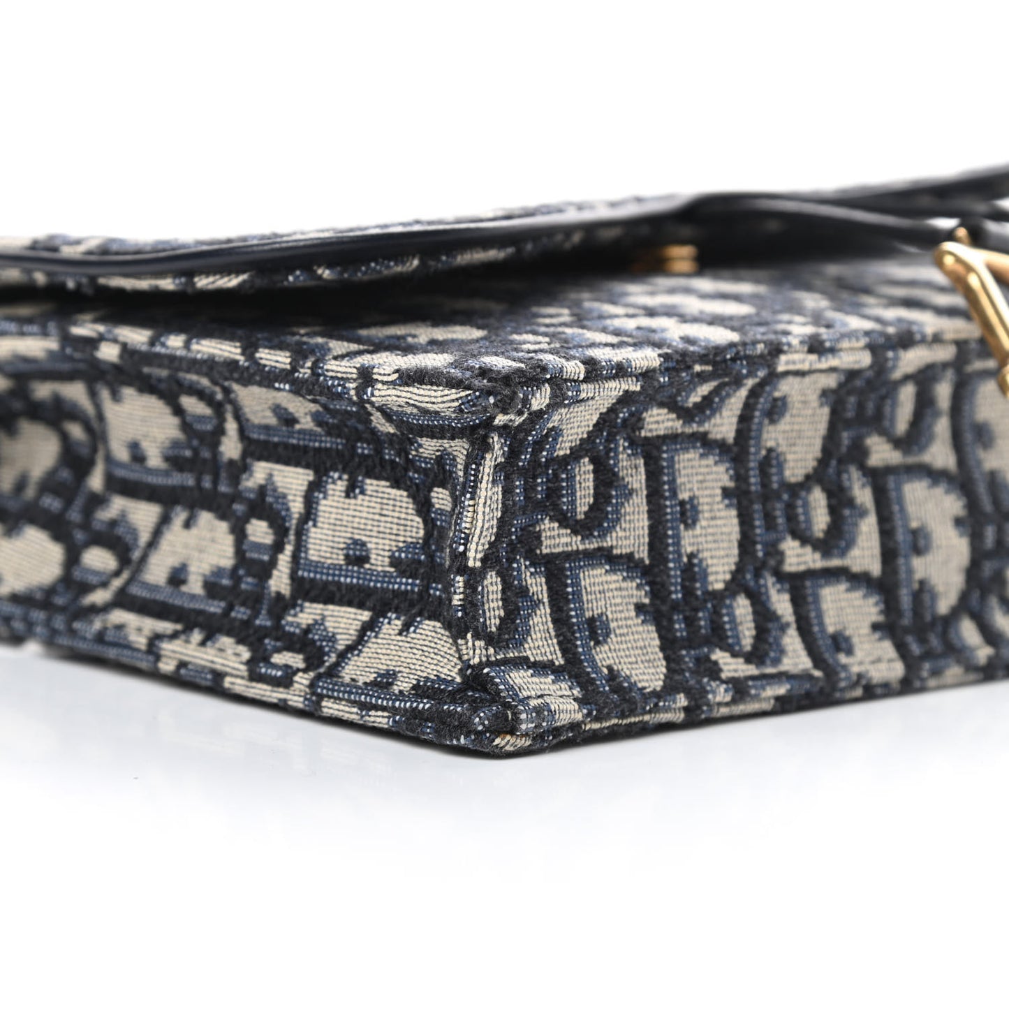 Oblique Saddle Chain Pouch Blue