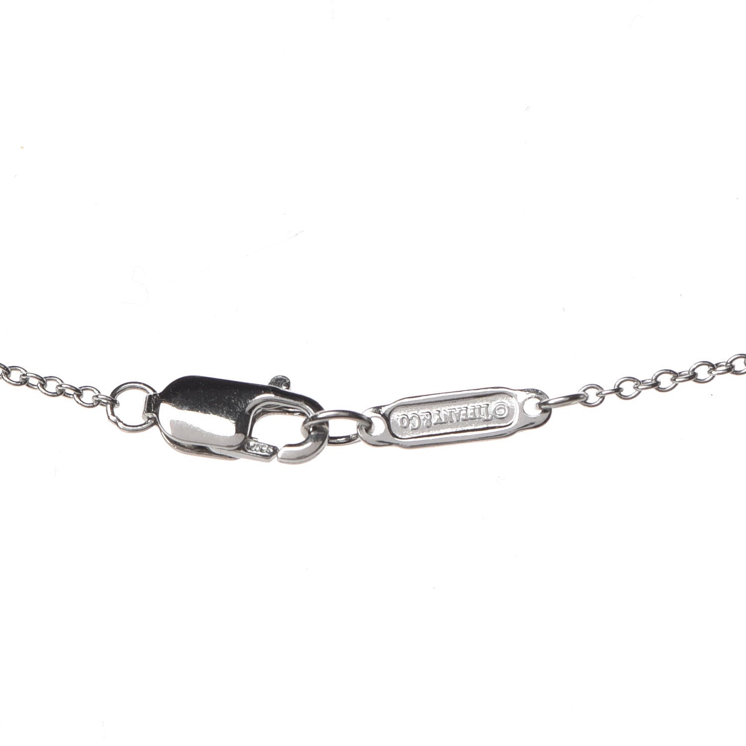 Tiffany Platinum Diamond Enchant Flower Pendant Necklace 6 of 7
