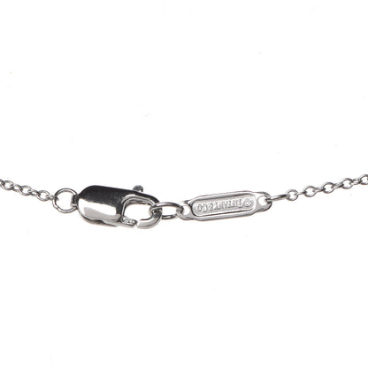 Tiffany Platinum Diamond Enchant Flower Pendant Necklace 6 of 7