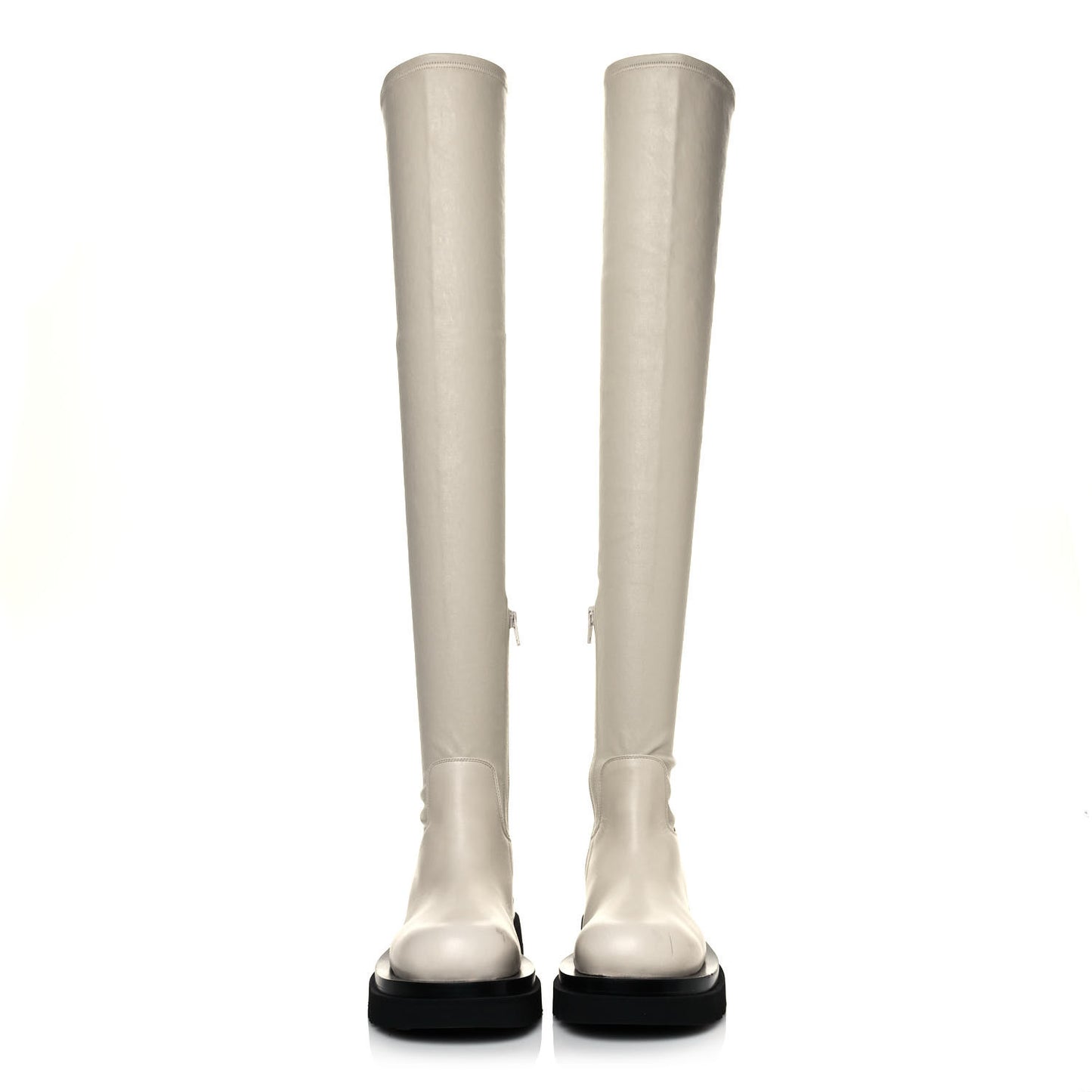 Calfskin The Lug 55mm Over The Knee Boots 38.5 Sea Salt