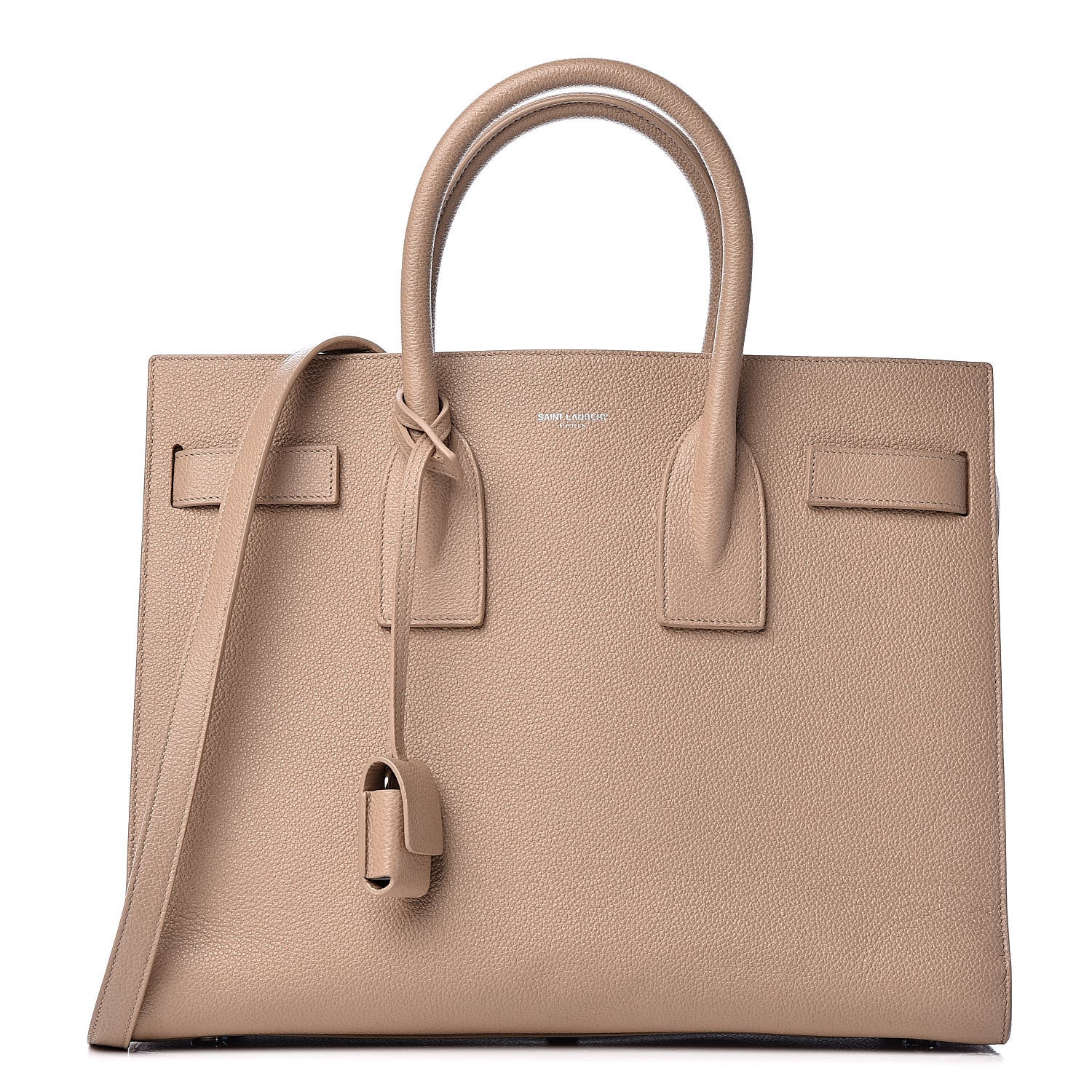 Saint Laurent Grained Calfskin Small Sac De Jour Nude Powder 1 of 13