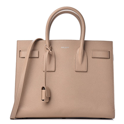 Saint Laurent Grained Calfskin Small Sac De Jour Nude Powder 1 of 13