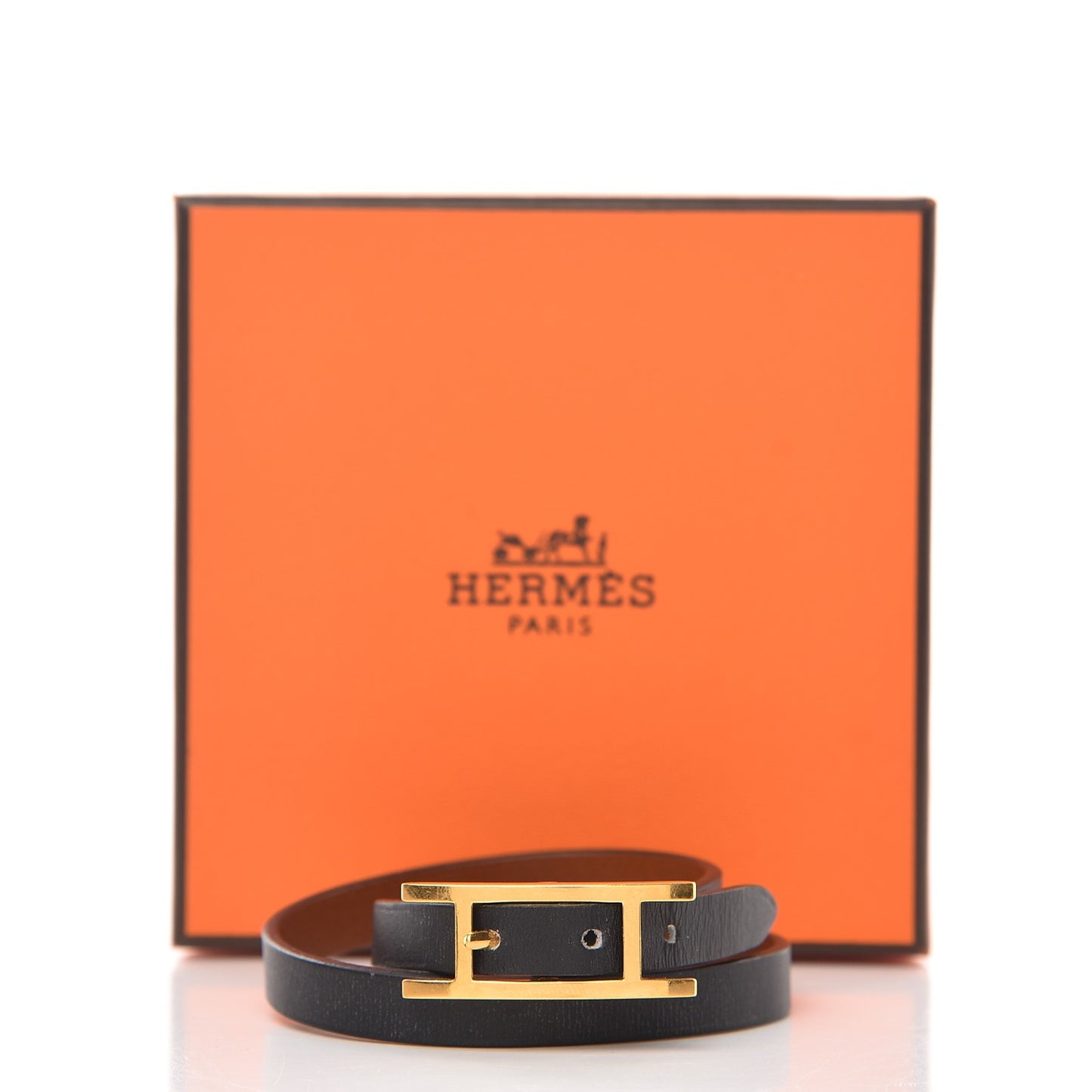 Chamonix Behapi Double Tour Bracelet XS Black Gold