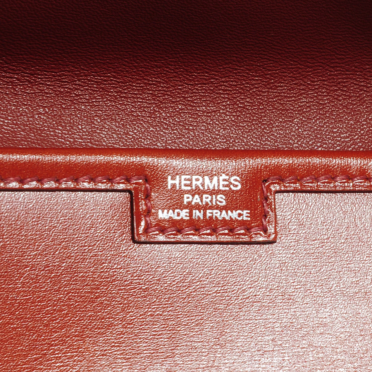 Hermes Box Jige Elan 35 Clutch Rouge H 8 of 8