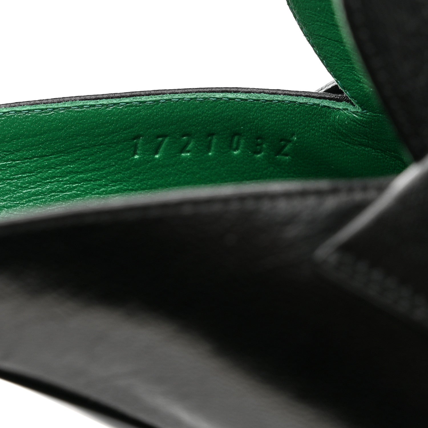 Hermes Goatskin Paradis Mules 38.5 Black 6 of 9