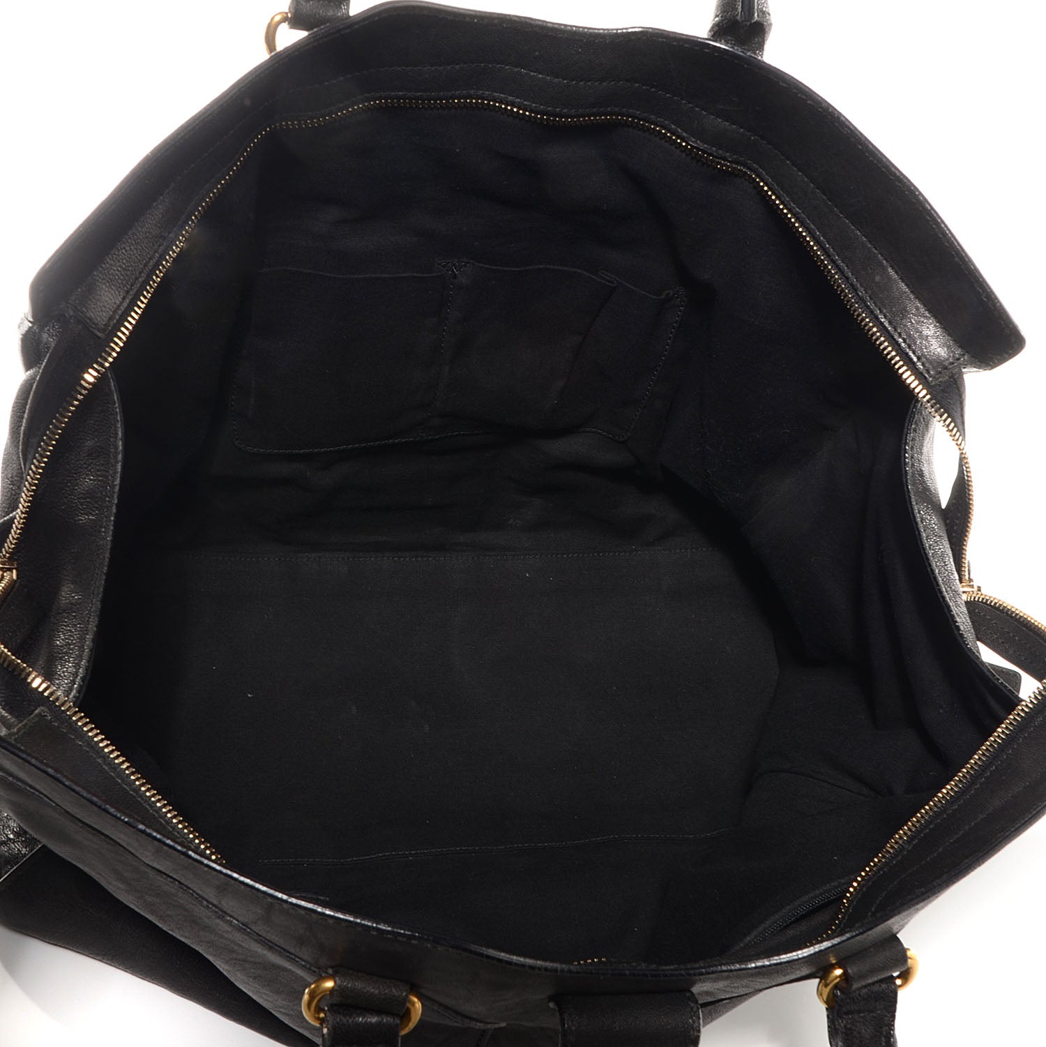 Saint Laurent Sheepskin Large Cabas ChYc Black 5 of 9