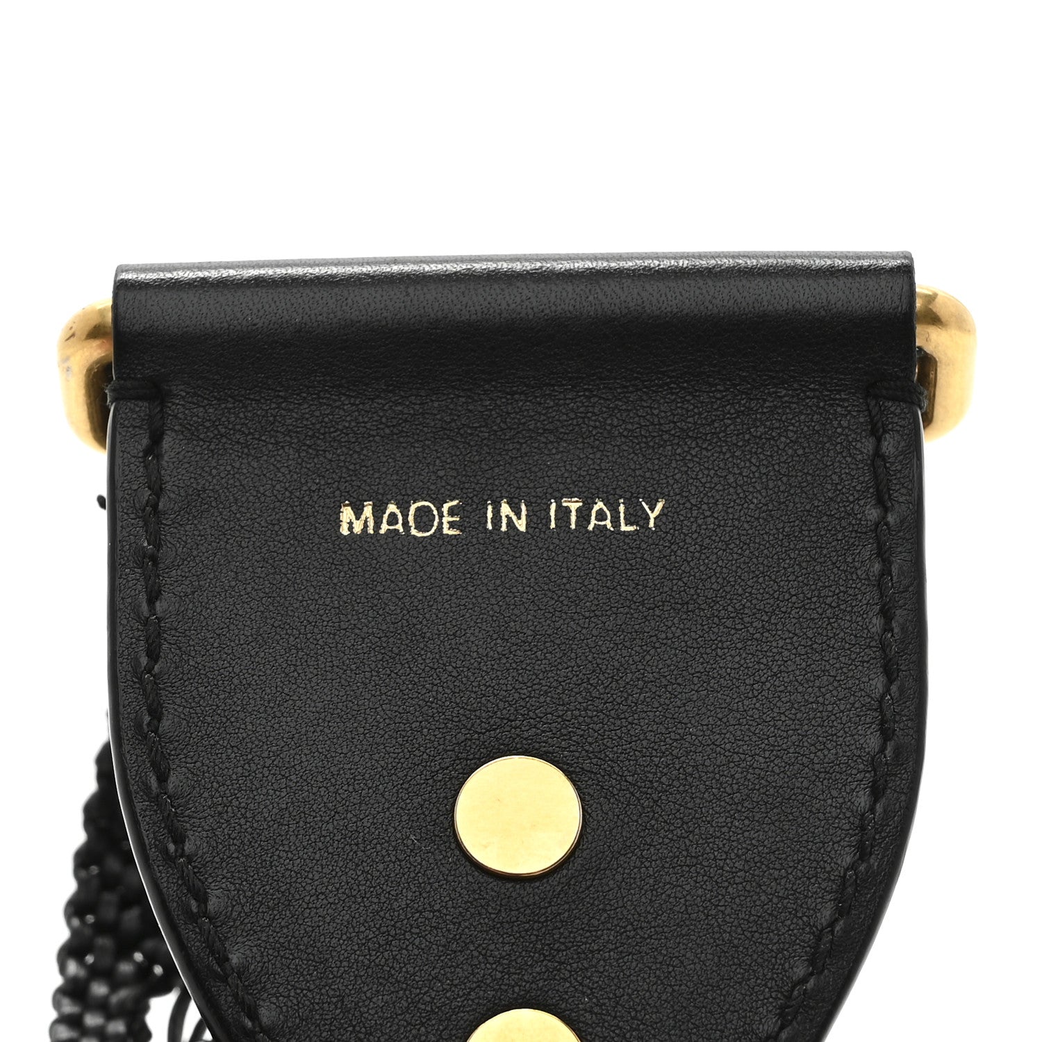 Christian Dior Lambskin Raffia Woven Shoulder Strap Black 3 of 4