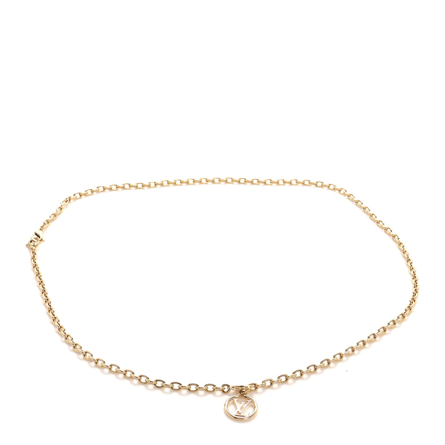 Metal Lily Chain Strap Gold