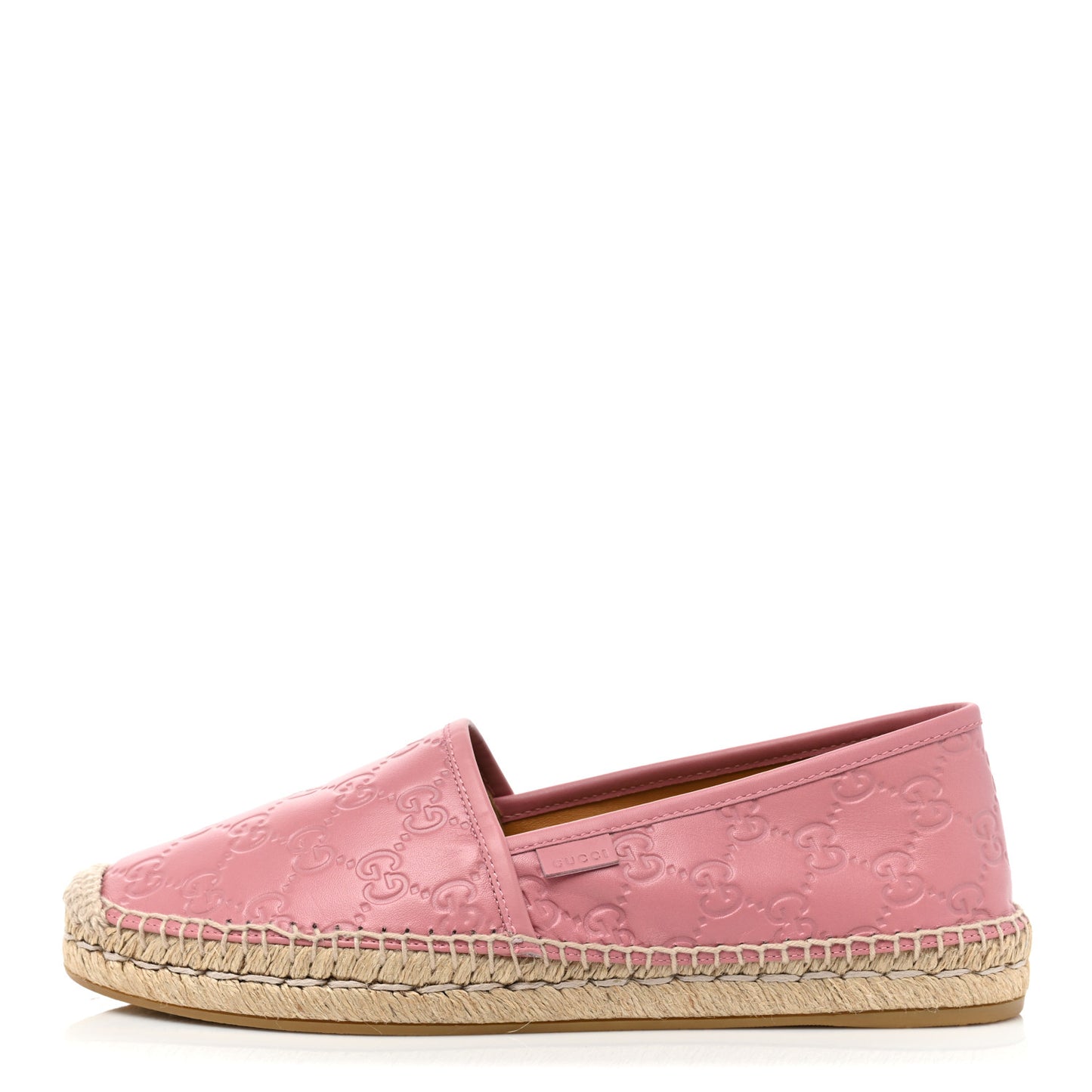 Guccissima Signature Espadrilles 40 Rose Baby Candy