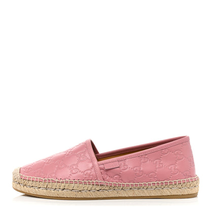 Gucci Guccissima Signature Espadrilles 40 Rose Baby Candy 1 of 8