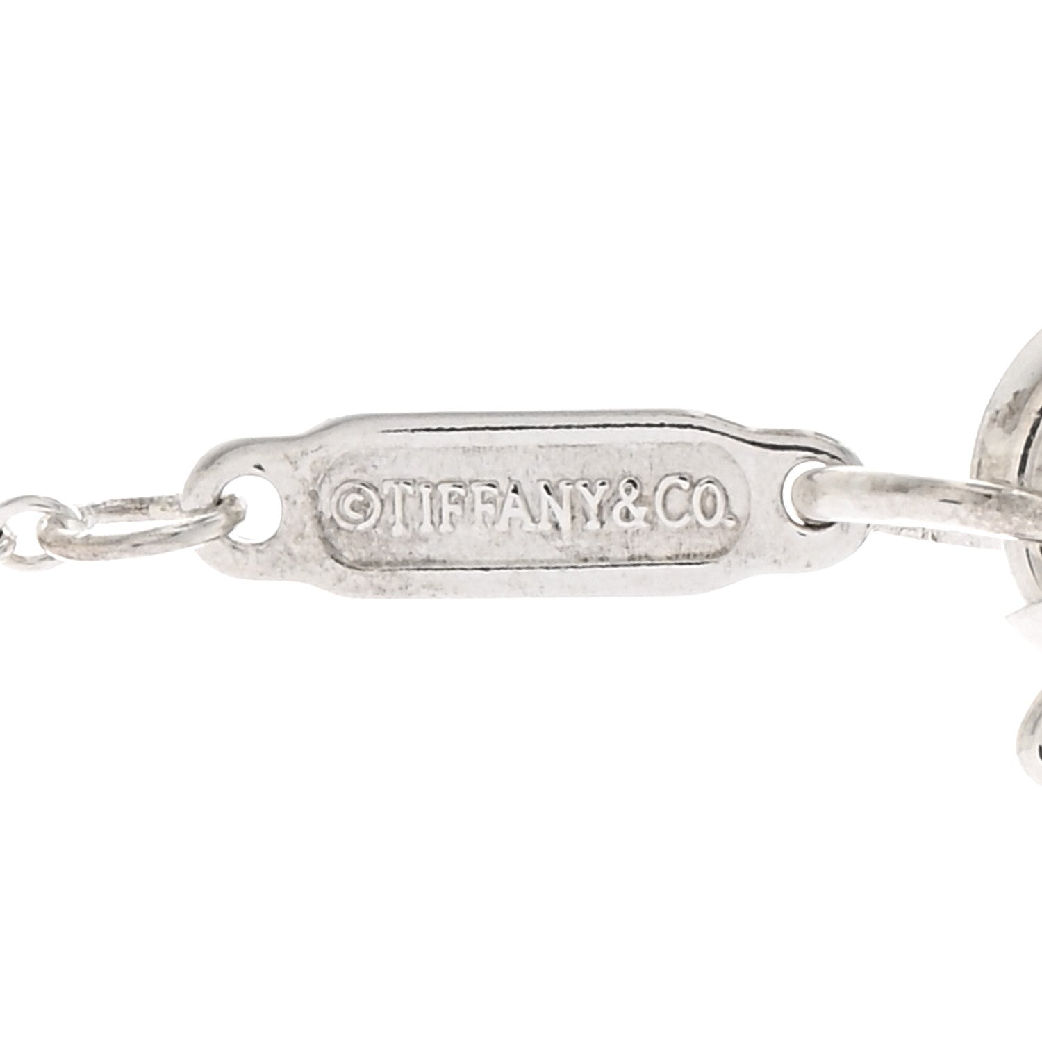 Tiffany Sterling Silver Atlas Open Pendant Necklace 4 of 4