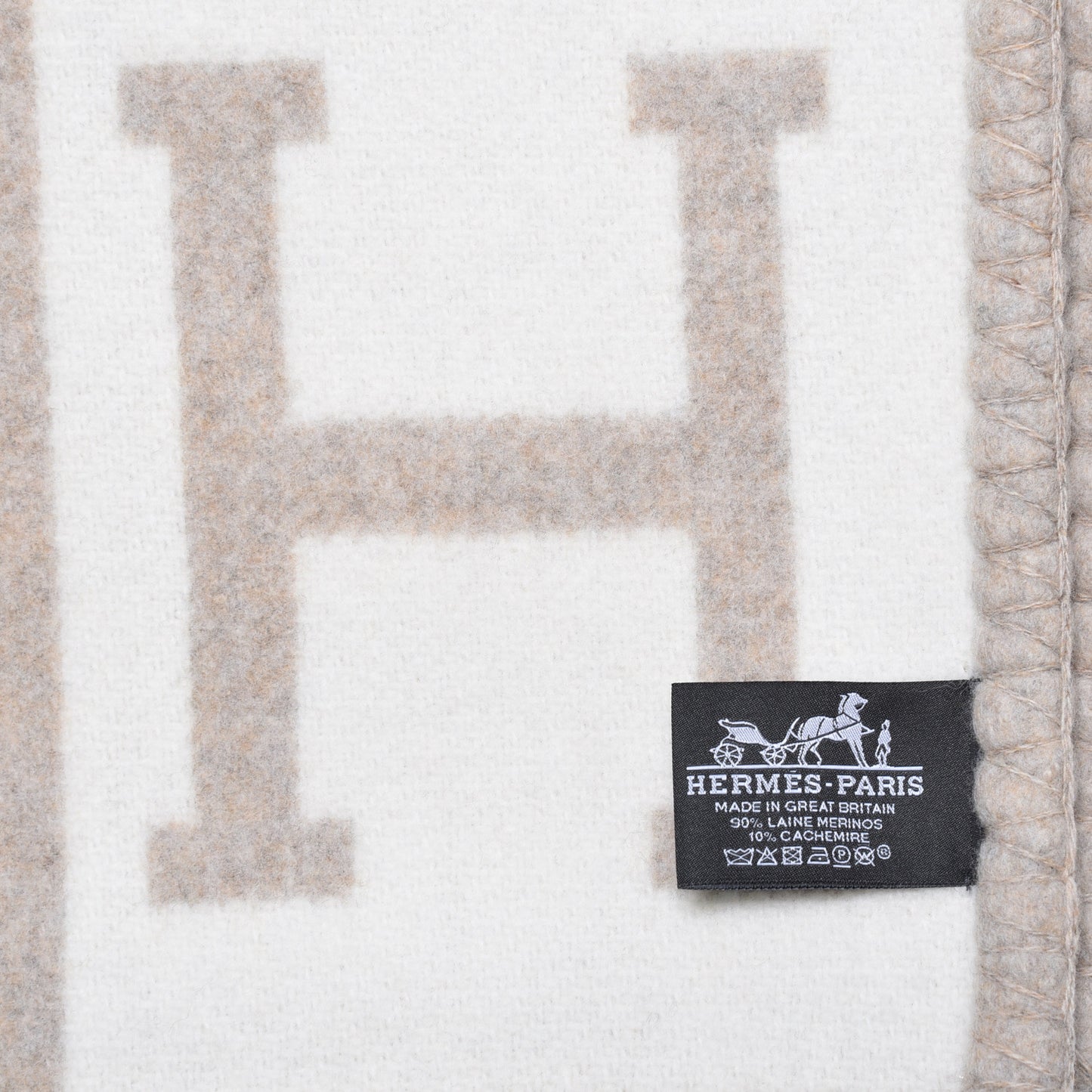 Wool Cashmere Avalon III Blanket Coco Camomille