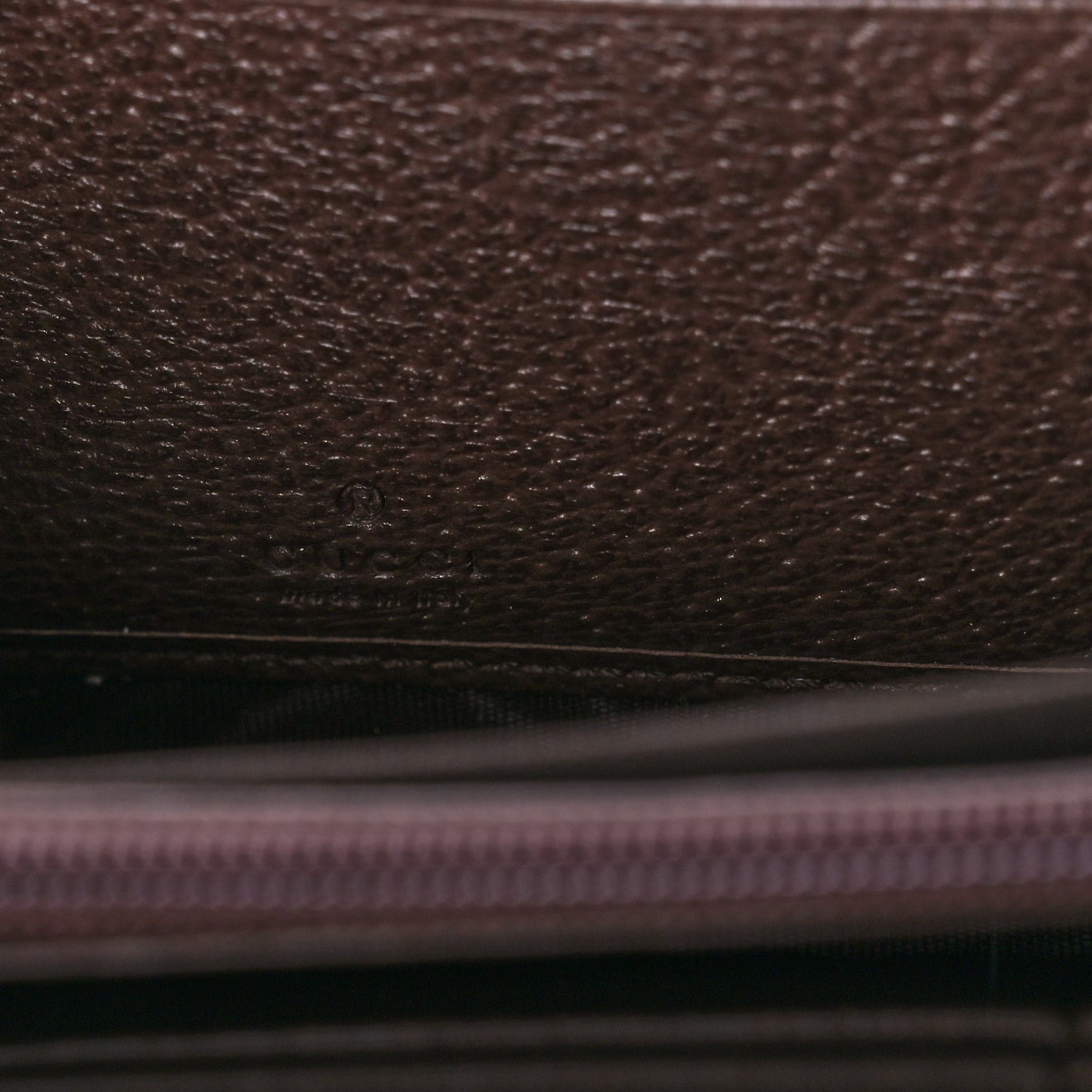 Gucci GG Supreme Monogram Web Ophidia Zip Around Wallet Brown 6 of 6