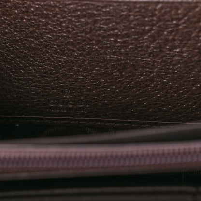 Gucci GG Supreme Monogram Web Ophidia Zip Around Wallet Brown 6 of 6