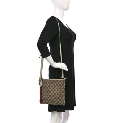 Gucci Monogram Web Jolicoeur Charms Messenger White 2 of 14
