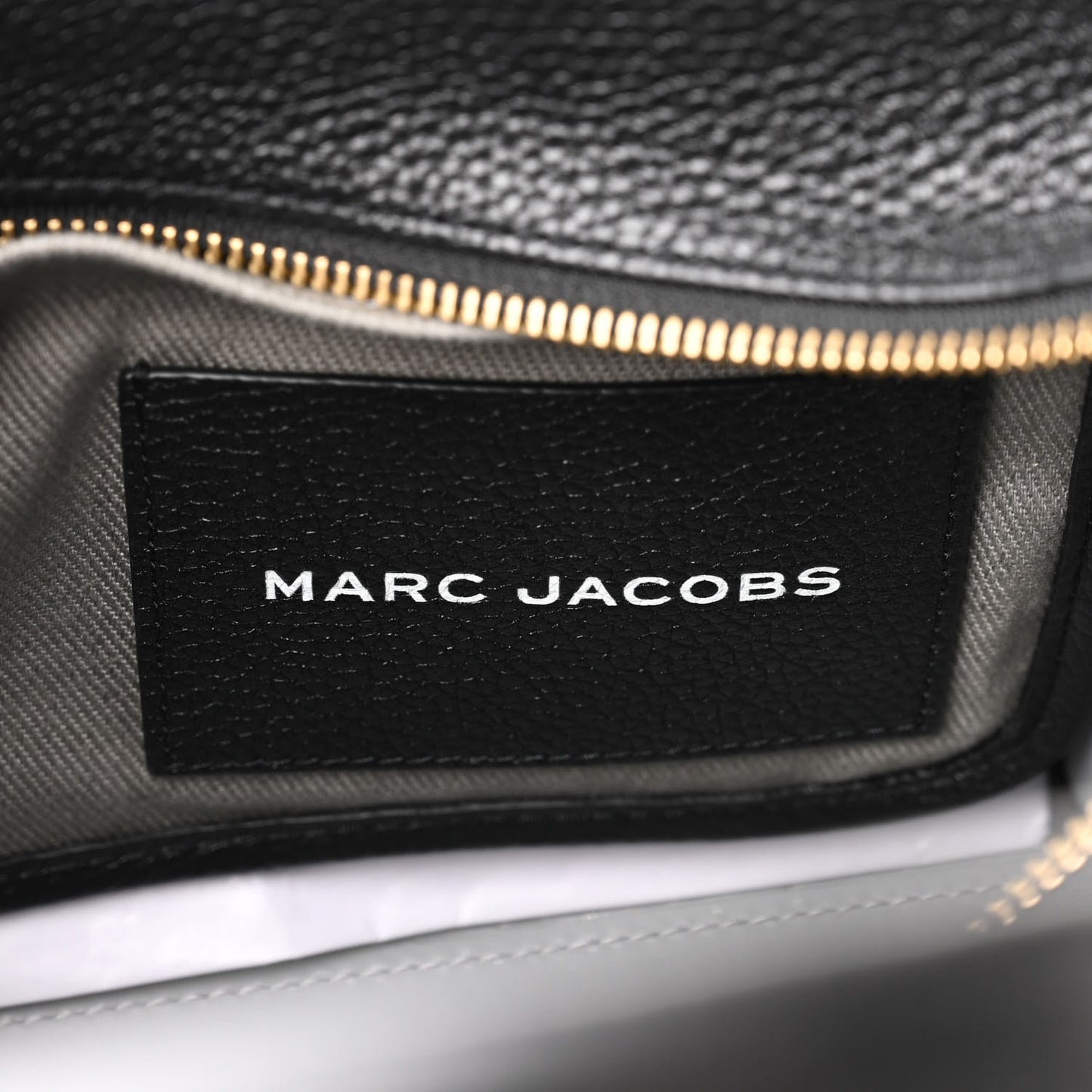 Grained Calfskin Small The Tote Bag Black