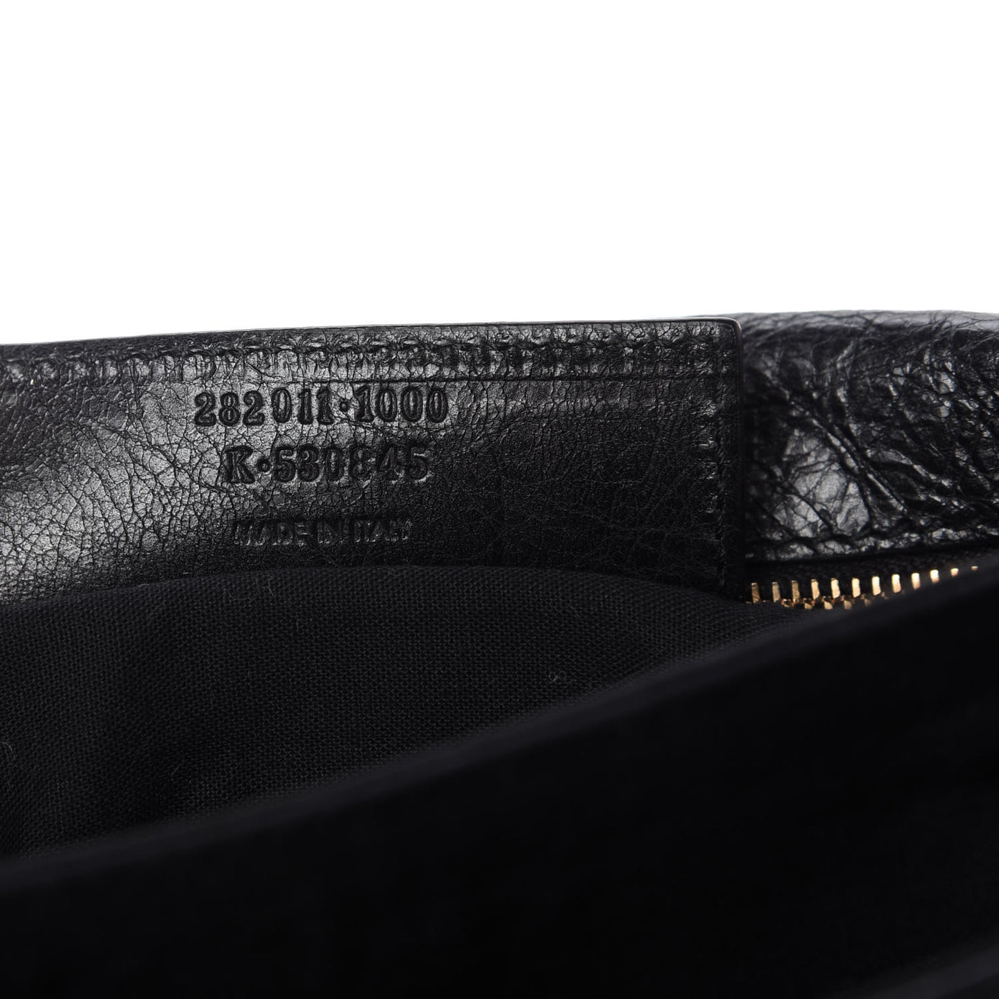 Agneau Giant 12 Rose Gold Hardware Envelope Clutch Black