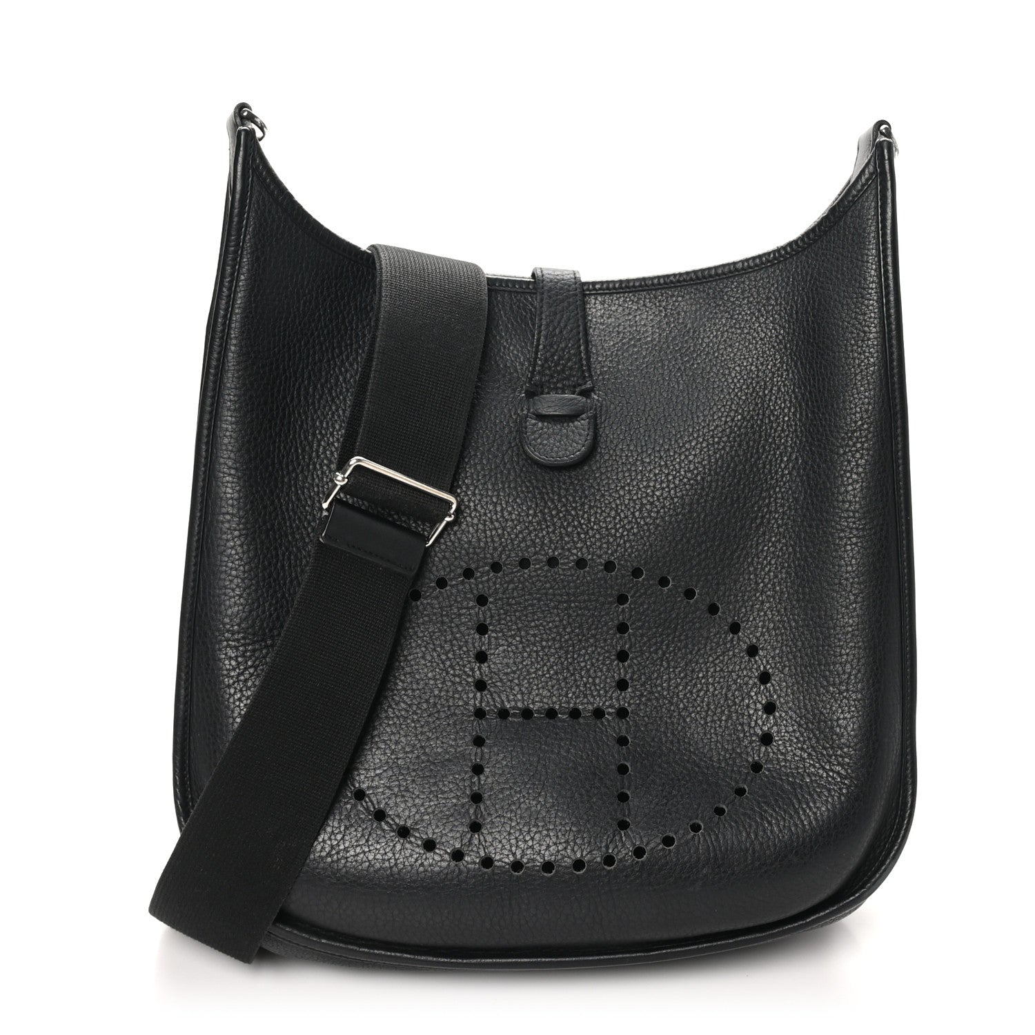 Hermes Taurillon Clemence Evelyne III GM Black 1 of 11