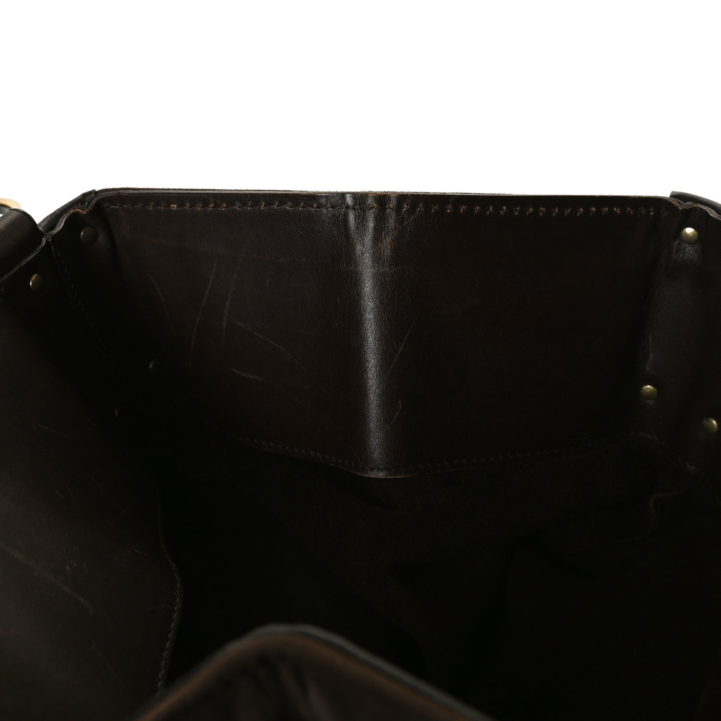 Suede Tote Brown