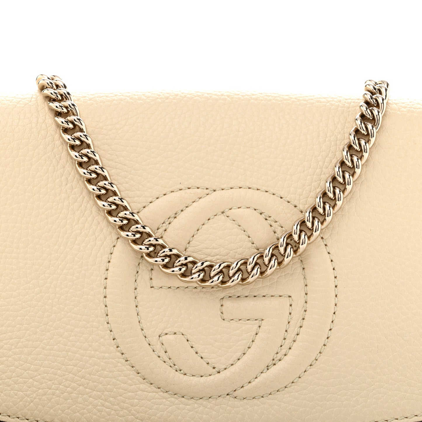 Cellarius Calfskin Medium Soho Flap Crossbody Ivoire