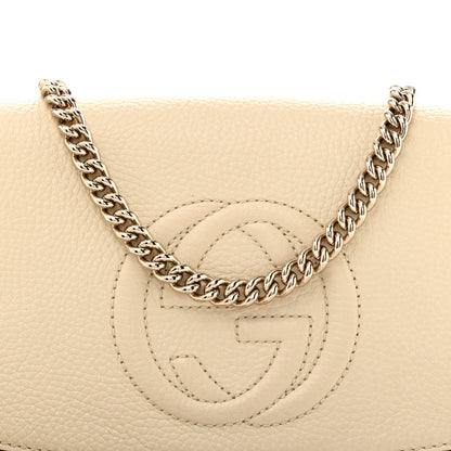 Gucci Cellarius Calfskin Medium Soho Flap Crossbody Ivoire 8 of 14
