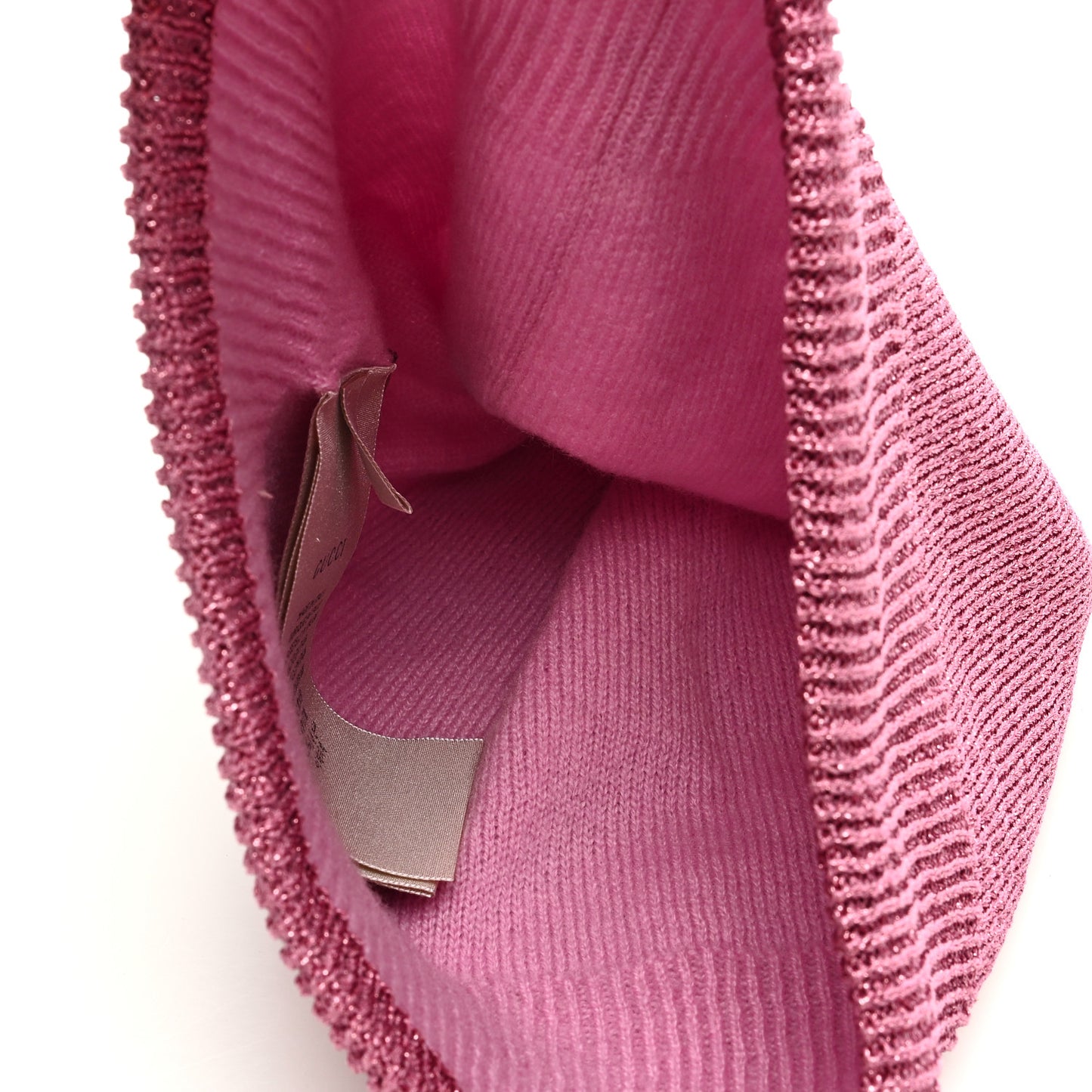 Lame Jacquard Monlux Beanie Hat L Roseate Yellow