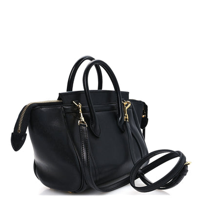 Celine Supple Shiny Lambskin Little New Luggage Black 3 of 10