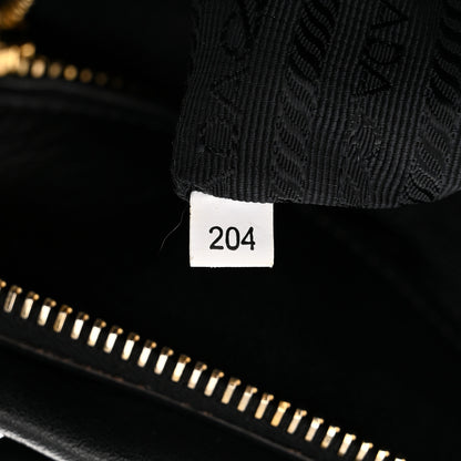 Prada Soft Calf Shopping Satchel Black 7 of 11