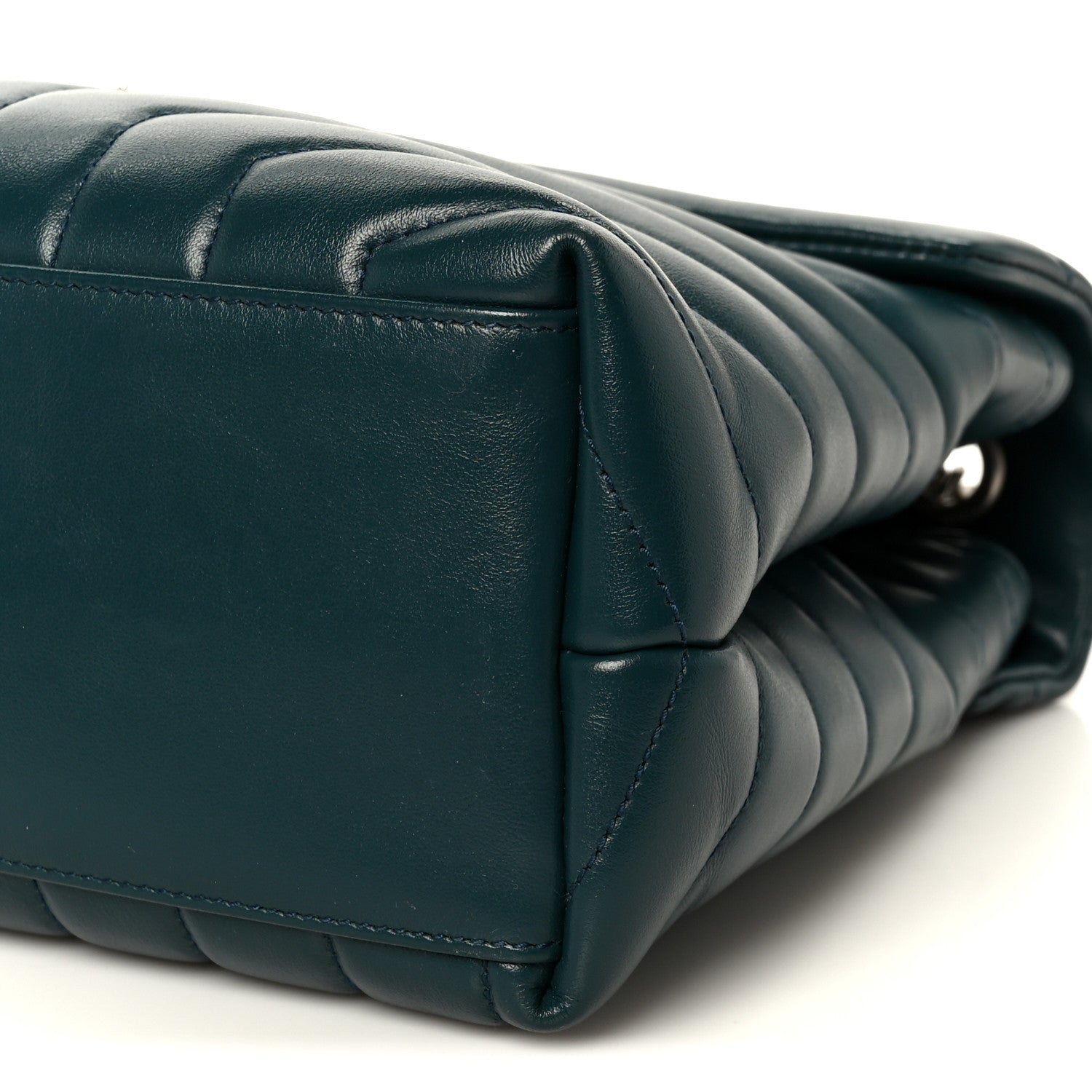 Saint Laurent Calfskin Y Quilted Monogram Medium Loulou Chain