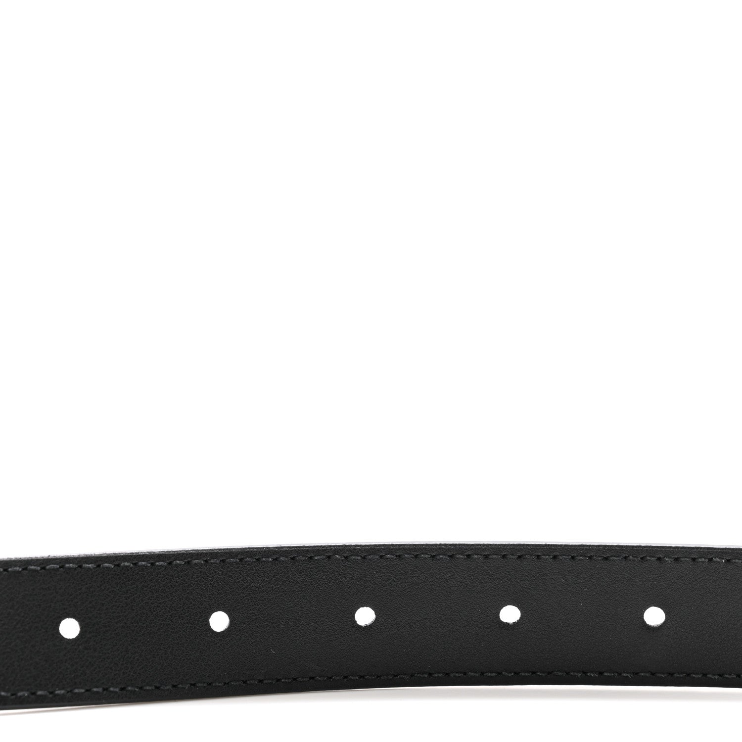 Gucci Moon Calfskin Torchon Double G 25mm Belt 90 36 Black 4 of 7