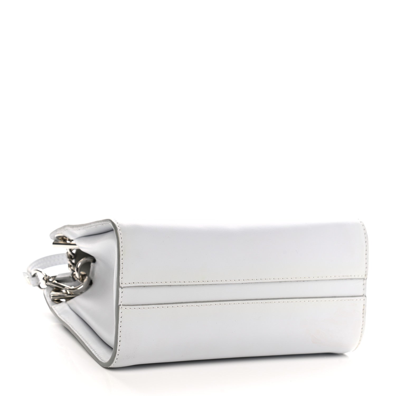 Chloe Shiny Calfskin Mini Annie Shoulder Bag Airy Grey 5 of 11